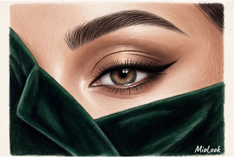 Макияж под зеленое и изумрудное платье: подчеркиваем цвет наряда - 4