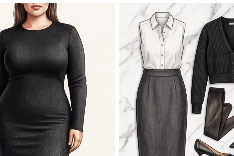 Office Siren для Plus-Size: как адаптировать тренд для пышных форм - 2