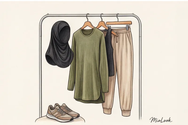 Базовая спортивная капсула для покрытых девушек: минимум вещей для любых тренировок - 9