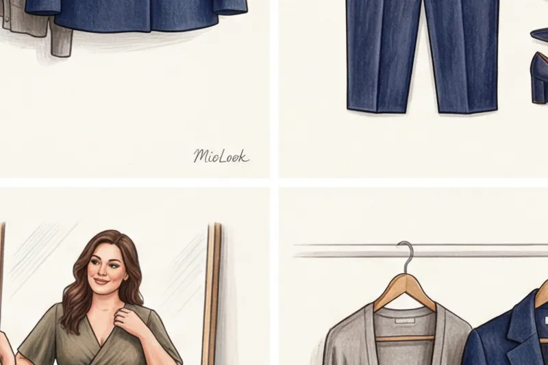 Базовый гардероб для полных женщин 40 лет: правила коррекции фигуры - 5