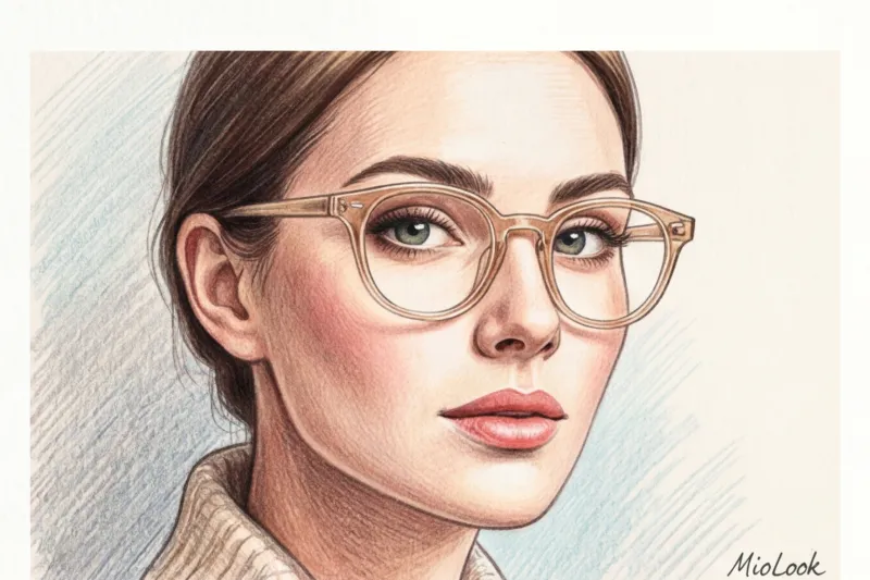 Очки для лица сердечком: уравновешиваем широкий лоб и узкий подбородок - 2