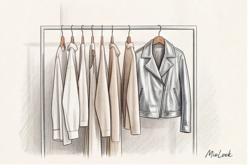 Metallic in clothing: what to wear with shiny items every day