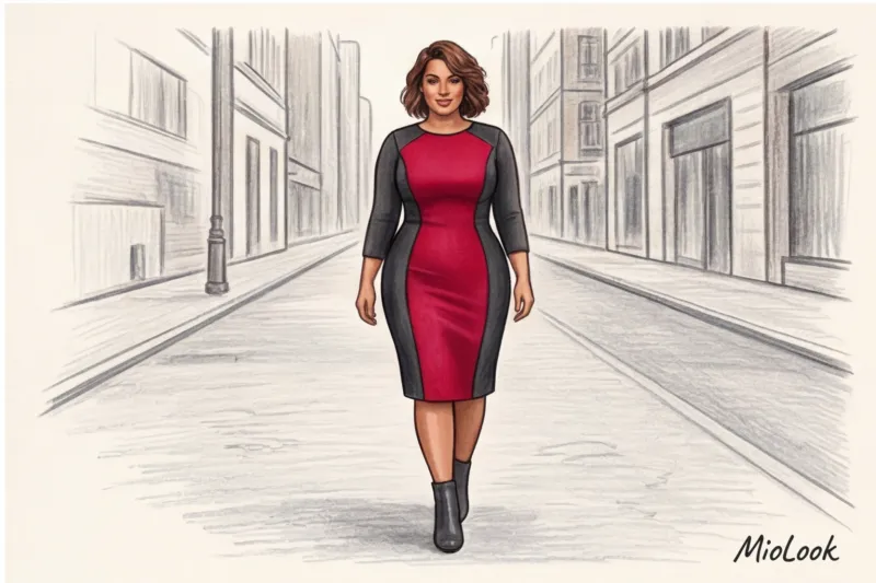 Принты и цвета для полных: как визуально вытянуть силуэт - 9