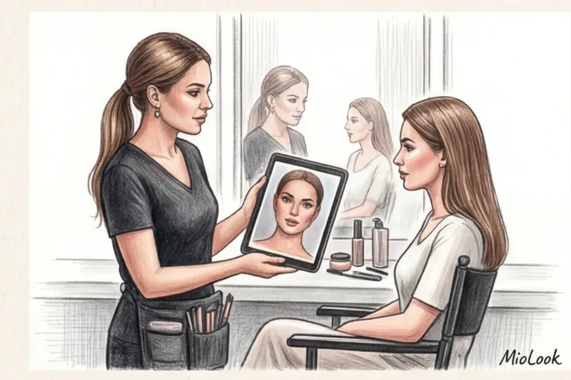 Как подобрать вечерний макияж по фото с помощью нейросети - 4