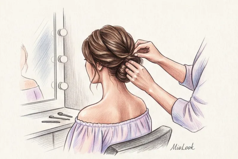 Прически под платье с открытыми плечами: как изящно подчеркнуть ключицы - 5