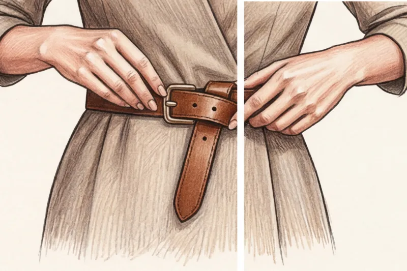 Ремни и пояса: как подчеркнуть талию и скорректировать фигуру - 7