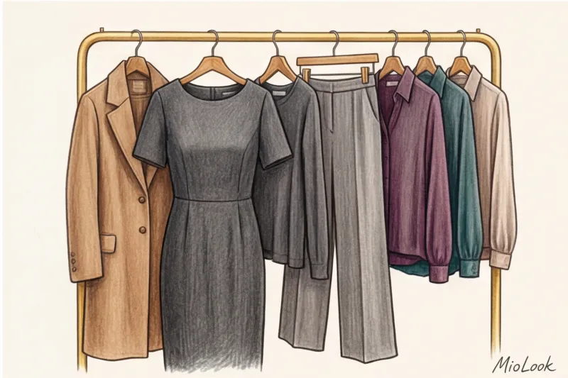 Элегантная капсула для полных женщин старше 50 лет - 9