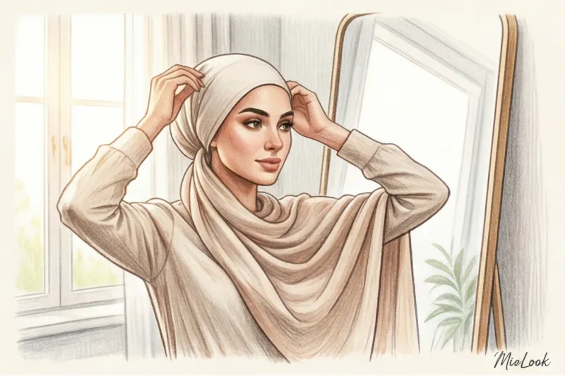 Летний хиджаб: как выбрать дышащую ткань и способ повязывания - 2