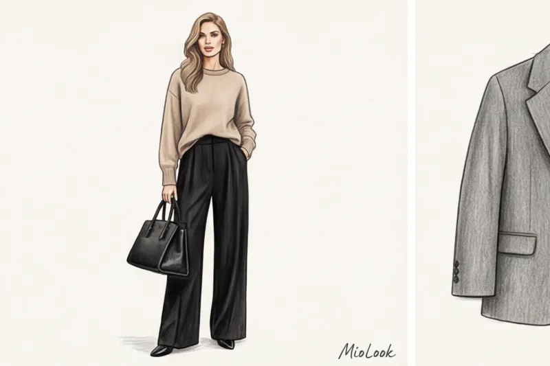 Сочетание базовых цветов: черный, белый, серый и бежевый - 4