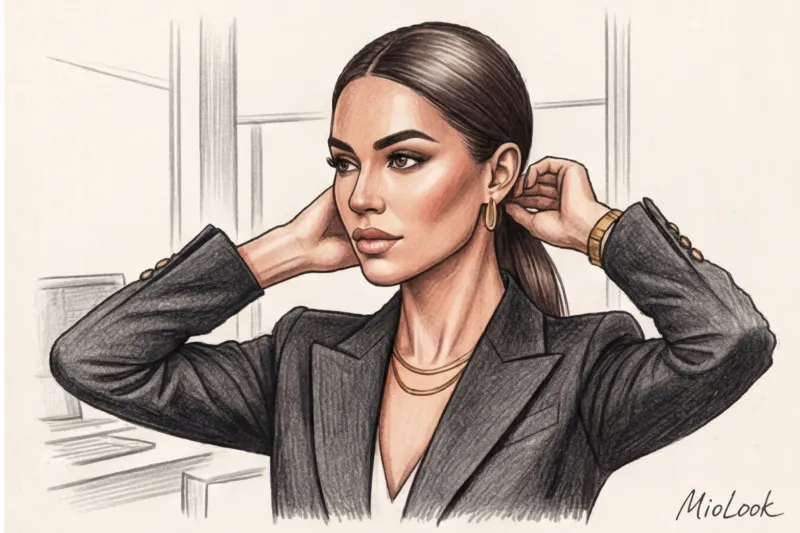 Какая прическа подойдет под V-образный вырез: лучшие укладки для глубокого декольте - 6