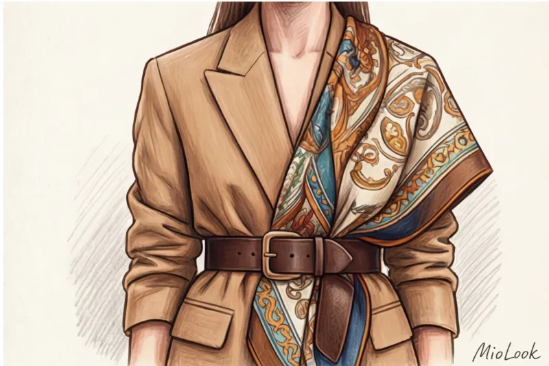 Шелковые платки: 10 стильных способов завязать аксессуар - 9