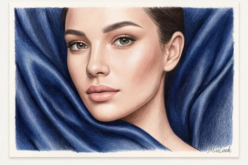 Макияж под синее платье: лучшие решения для глаз и губ - 8