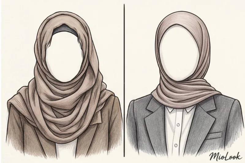 Деловой стиль с хиджабом: строгие и элегантные образы для офиса - 6