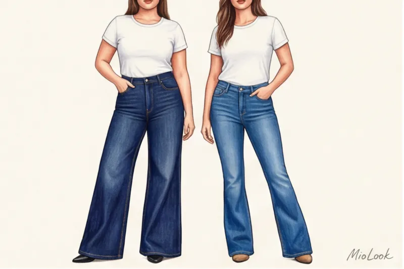 Джинсы клеш: кому идут и с какой обувью их носить - 1
