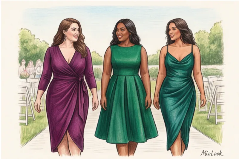 Платье на свадьбу для полных женщин: фасоны, которые стройнят - 9