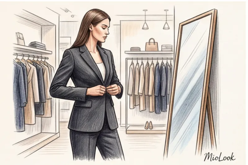 Деловой стиль на высокий рост: подбираем идеальный брючный костюм - 7