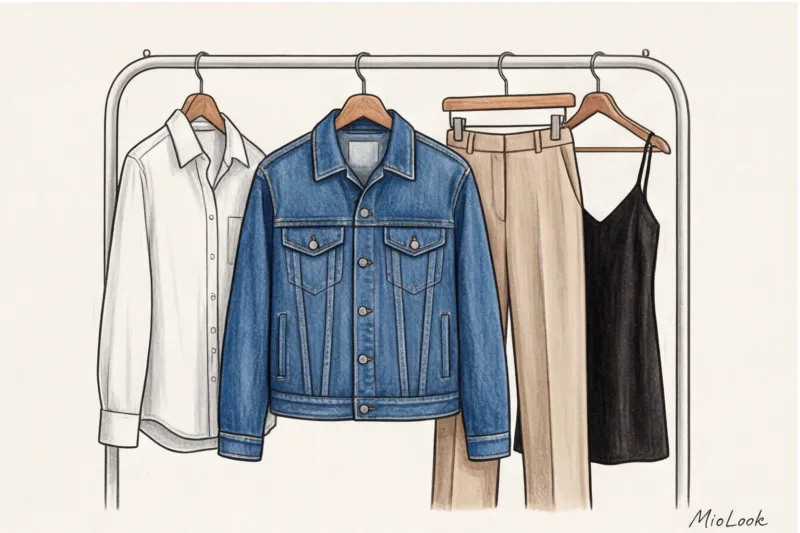 Базовая джинсовая куртка: актуальные фасоны и стильные сочетания - 7