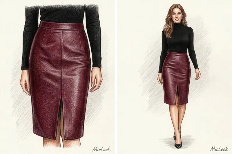 Юбка-карандаш - 3