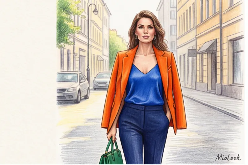 Color blocking in clothing: how to combine bright colors