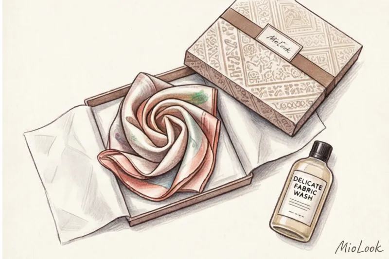 Шелковые платки: 10 стильных способов завязать аксессуар - 6