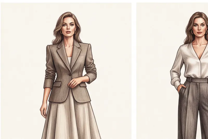 How to visually narrow your waist: clothing illusions