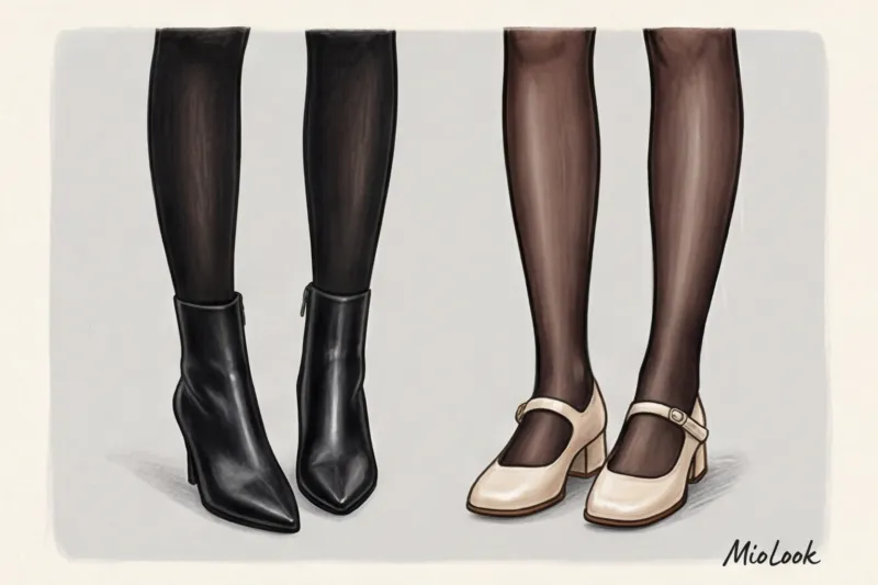 Какого цвета колготки подобрать: черные, телесные или цветные? - 5