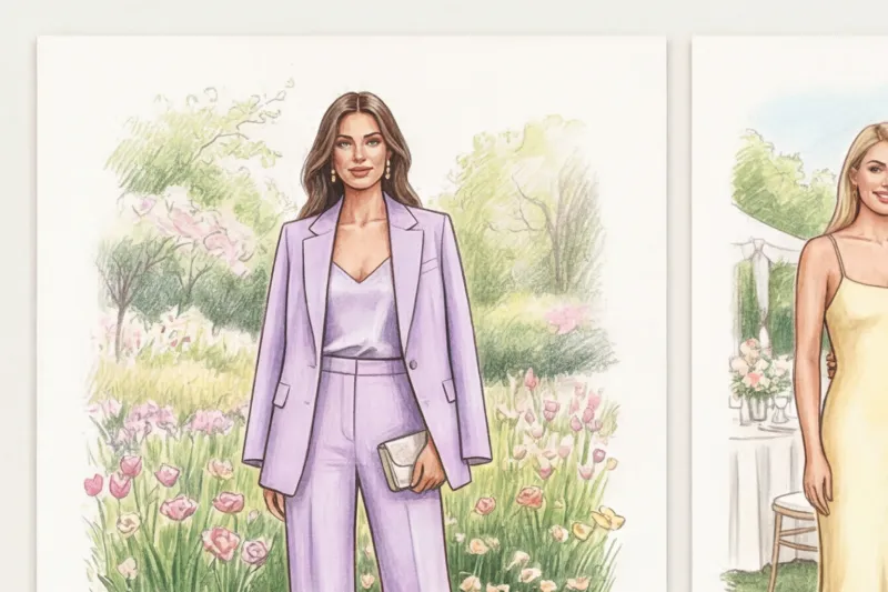 What to wear to a spring wedding: status looks