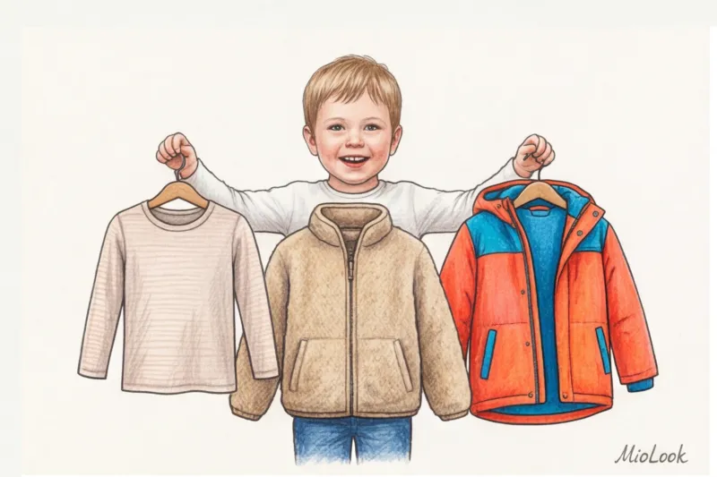 Winter capsule for children: warm, comfortable and stylish