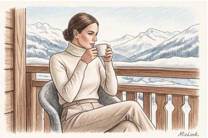 Капсула в зимний отпуск: стильно и тепло на горнолыжном курорте - 7