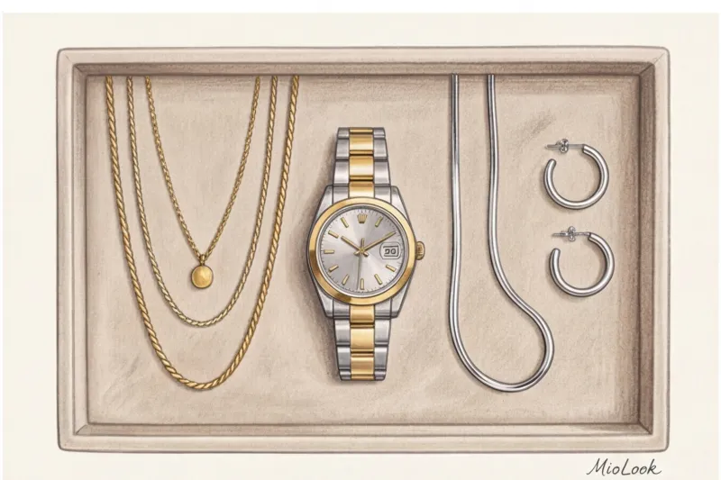 Можно ли сочетать золото и серебро в одном образе: правила стиля - 2