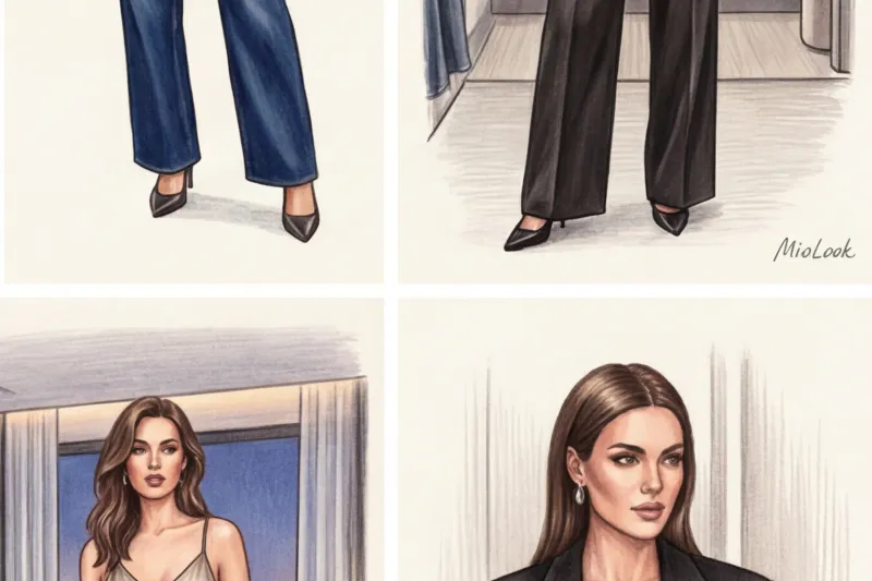 Нарядные топы и блузы: как носить с джинсами и обычными брюками - 6