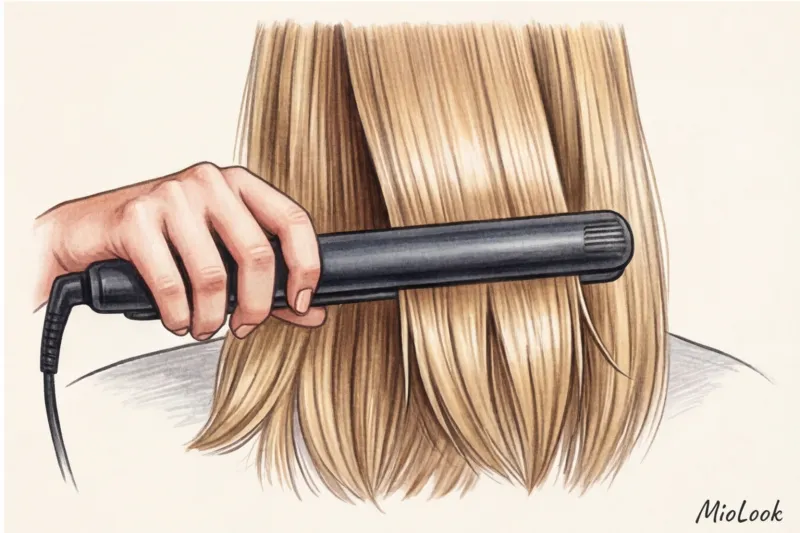 Легкие повседневные локоны утюжком за 10 минут - 9