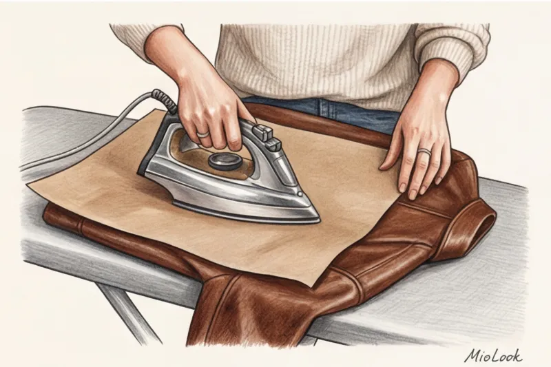 Как погладить кожаную куртку и вещи из экокожи: избавляемся от заломов - 8