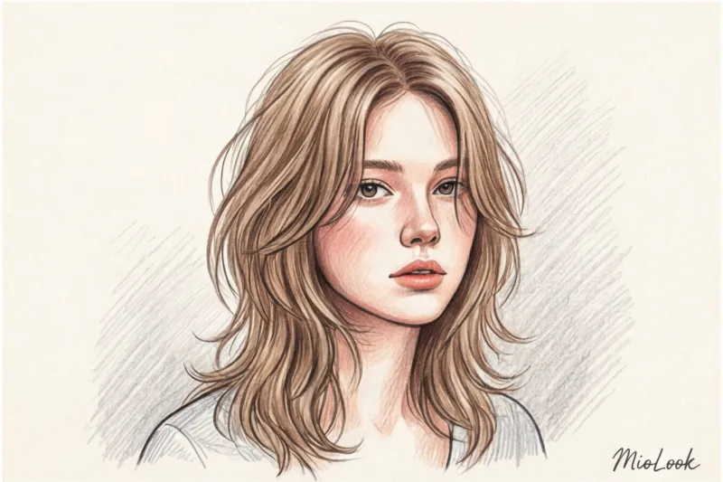 Трендовые корейские женские стрижки и прически в стиле K-pop - 5