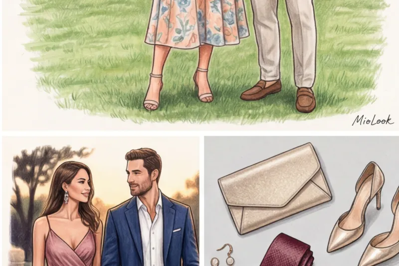 Как паре одеться на свадьбу: парные образы для гостей - 6