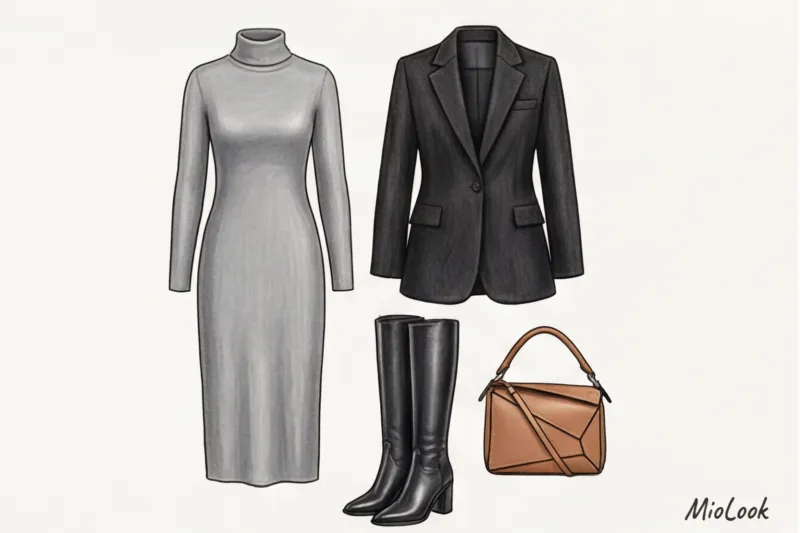 Трикотажное платье: как подобрать фасон по фигуре и скрыть недостатки - 4