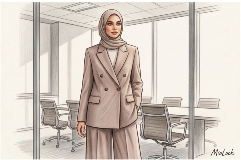 Летний деловой стиль в скромной моде: комфортно и закрыто - 3