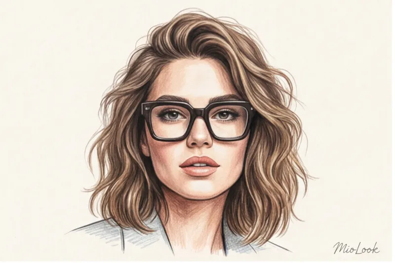Прически под очки для зрения: сочетаем оправу и укладку