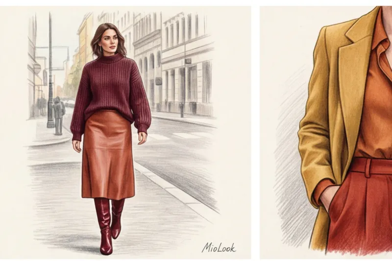 Аналоговая цветовая схема: сочетание родственных оттенков - 2