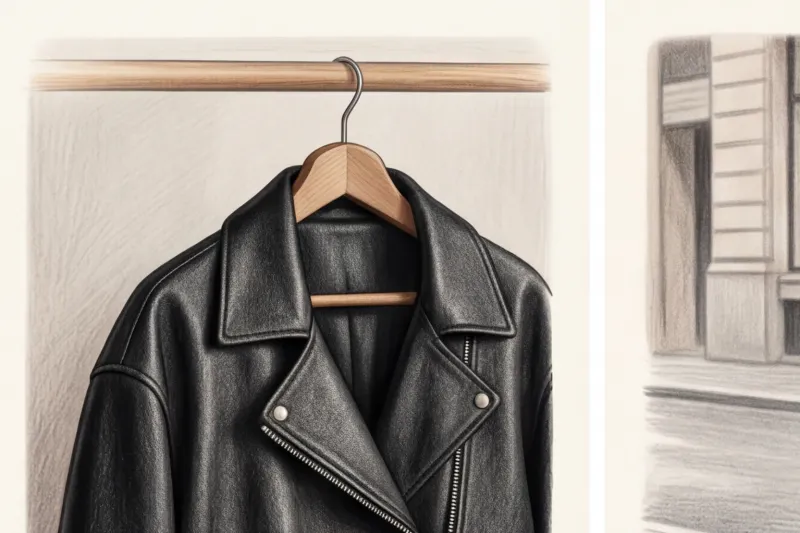 What to wear with a women's leather jacket: stylist tips