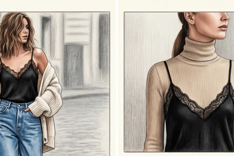 Топ в бельевом стиле с кружевом: как носить базовый элемент гардероба - 2