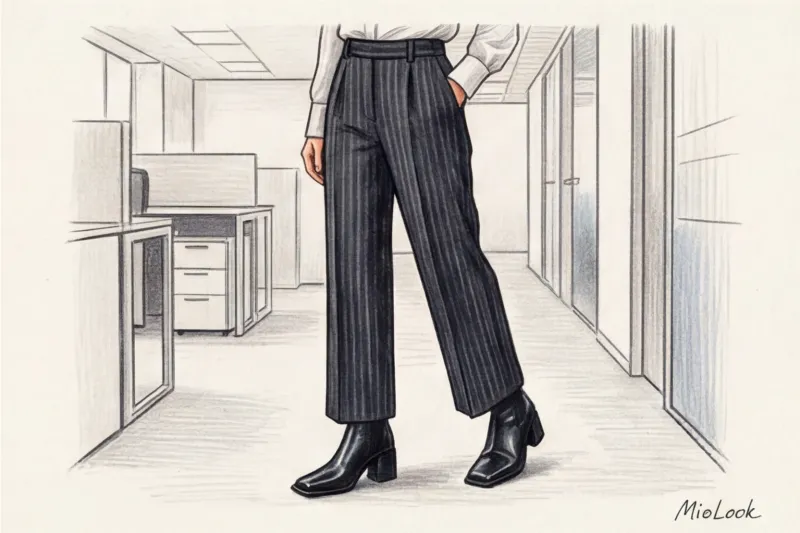 Обувь под широкие брюки и джинсы: правила идеальных пропорций - 5