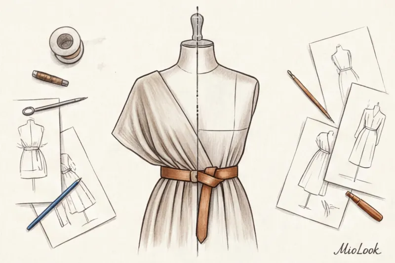 Как правильно подобрать и носить ремень с платьем - 5