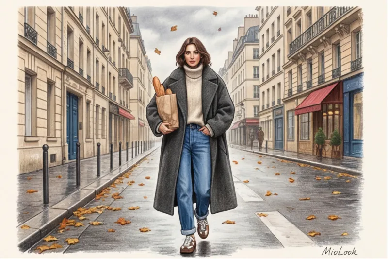 Французский стиль в одежде осень: тепло и элегантно