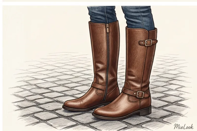 Базовые сапоги: трубы, ботфорты или жокейские? - 9