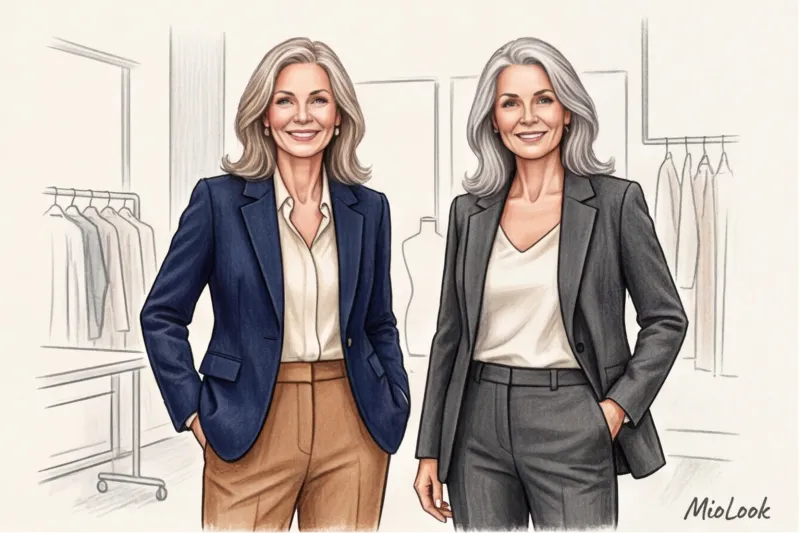 How to hide your belly and love handles with clothes after 40