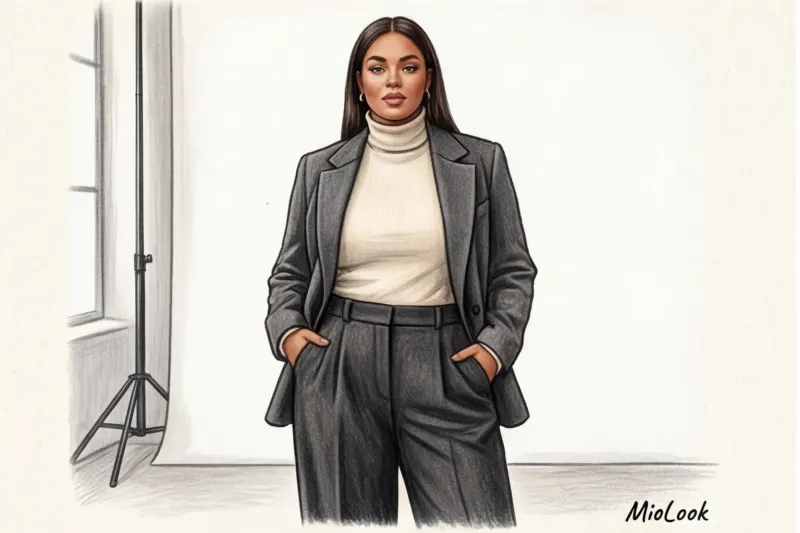 Зимняя мода для полных: как стильно одеваться девушкам plus size - 4