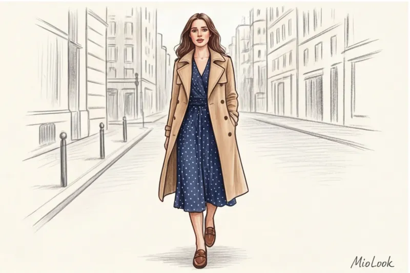 Сочетание принтов и однотонных вещей в капсульном гардеробе - 7