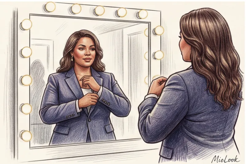 Образы для выступления для полных женщин: как выглядеть уверенно - 7