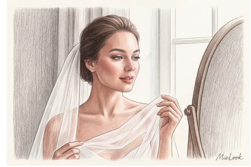Delicate wedding makeup: a trend for naturalness